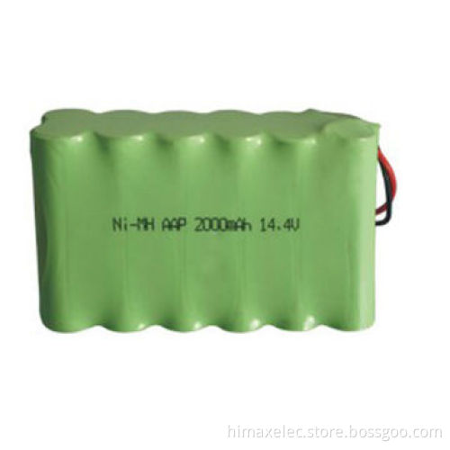 High Capacity NiMH Rechargeable Battery Pack, 4.8V, AA, 1500mAh for Breastlight